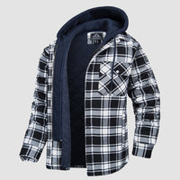 HARRY JACKET | FLANNEL WITH REMOVABLE HOOD