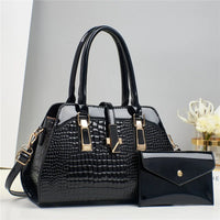 CROCO GLAM HANDBAG
